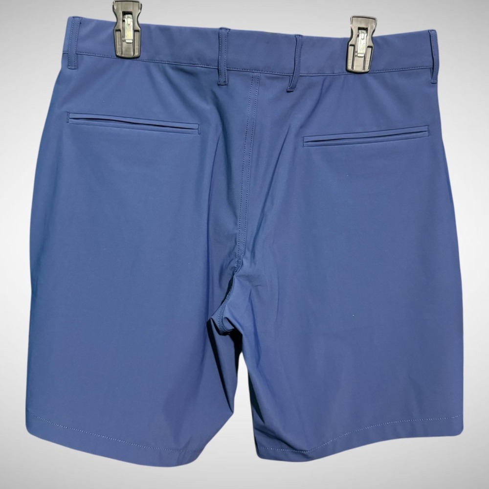 Holderness And Bourne Shorts Mens 34 Solid Blue Chinos Shorts Brand New - Picture 2 of 8